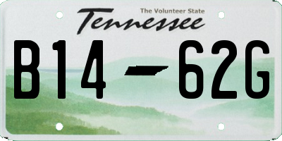TN license plate B1462G