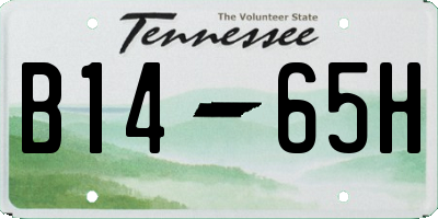 TN license plate B1465H
