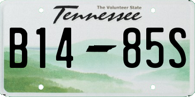 TN license plate B1485S