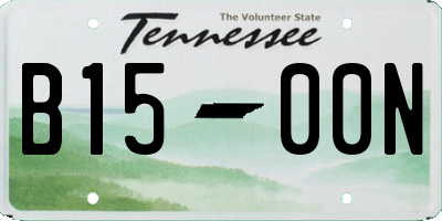 TN license plate B1500N