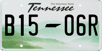 TN license plate B1506R