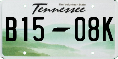 TN license plate B1508K