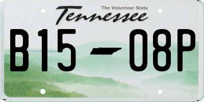 TN license plate B1508P