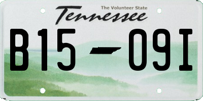 TN license plate B1509I