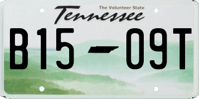 TN license plate B1509T