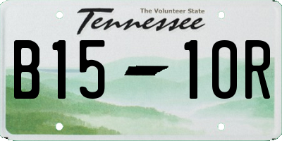 TN license plate B1510R