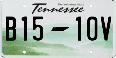 TN license plate B1510V