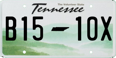 TN license plate B1510X