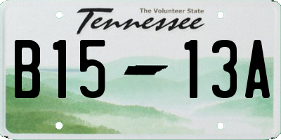 TN license plate B1513A