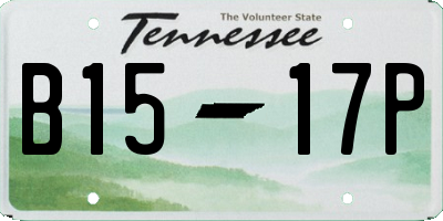 TN license plate B1517P