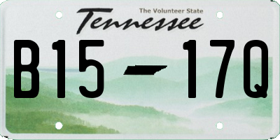 TN license plate B1517Q