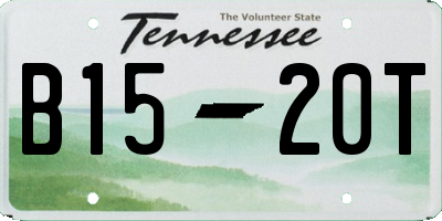 TN license plate B1520T