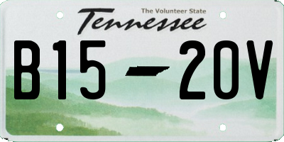 TN license plate B1520V