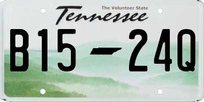 TN license plate B1524Q