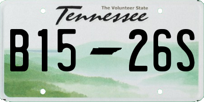 TN license plate B1526S