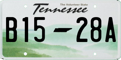 TN license plate B1528A