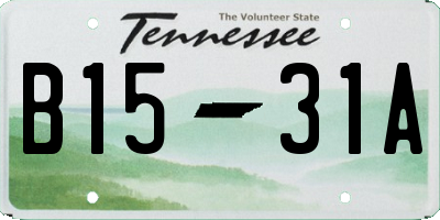 TN license plate B1531A