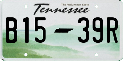 TN license plate B1539R