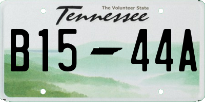 TN license plate B1544A