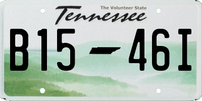 TN license plate B1546I