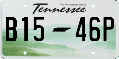 TN license plate B1546P