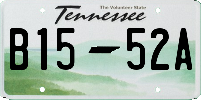 TN license plate B1552A