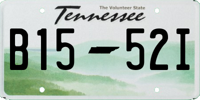 TN license plate B1552I