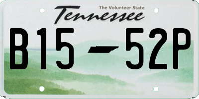 TN license plate B1552P