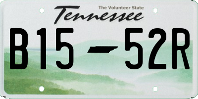 TN license plate B1552R