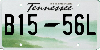 TN license plate B1556L