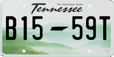 TN license plate B1559T