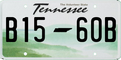 TN license plate B1560B