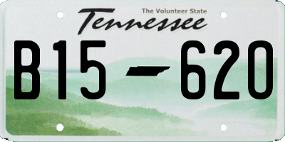 TN license plate B1562O