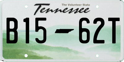 TN license plate B1562T
