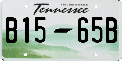 TN license plate B1565B