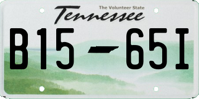 TN license plate B1565I