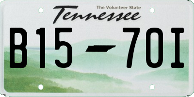 TN license plate B1570I