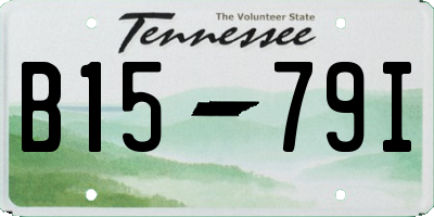 TN license plate B1579I