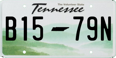 TN license plate B1579N