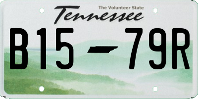 TN license plate B1579R