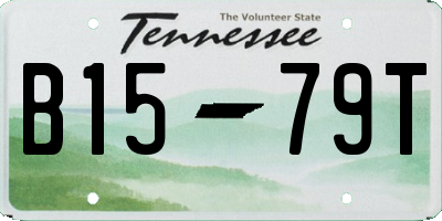 TN license plate B1579T