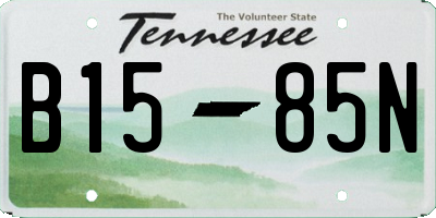 TN license plate B1585N
