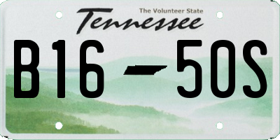 TN license plate B1650S