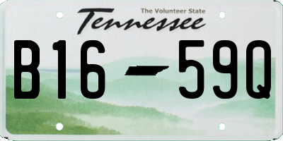 TN license plate B1659Q