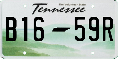 TN license plate B1659R