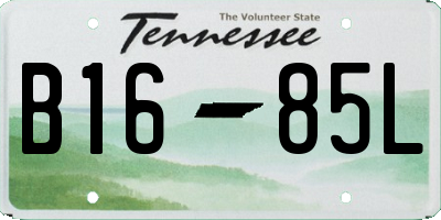 TN license plate B1685L