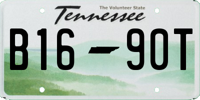 TN license plate B1690T