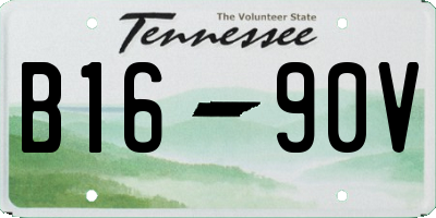 TN license plate B1690V