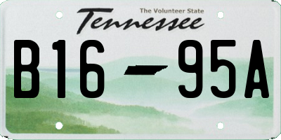 TN license plate B1695A