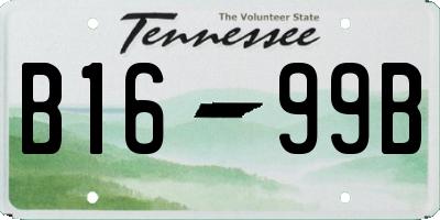 TN license plate B1699B